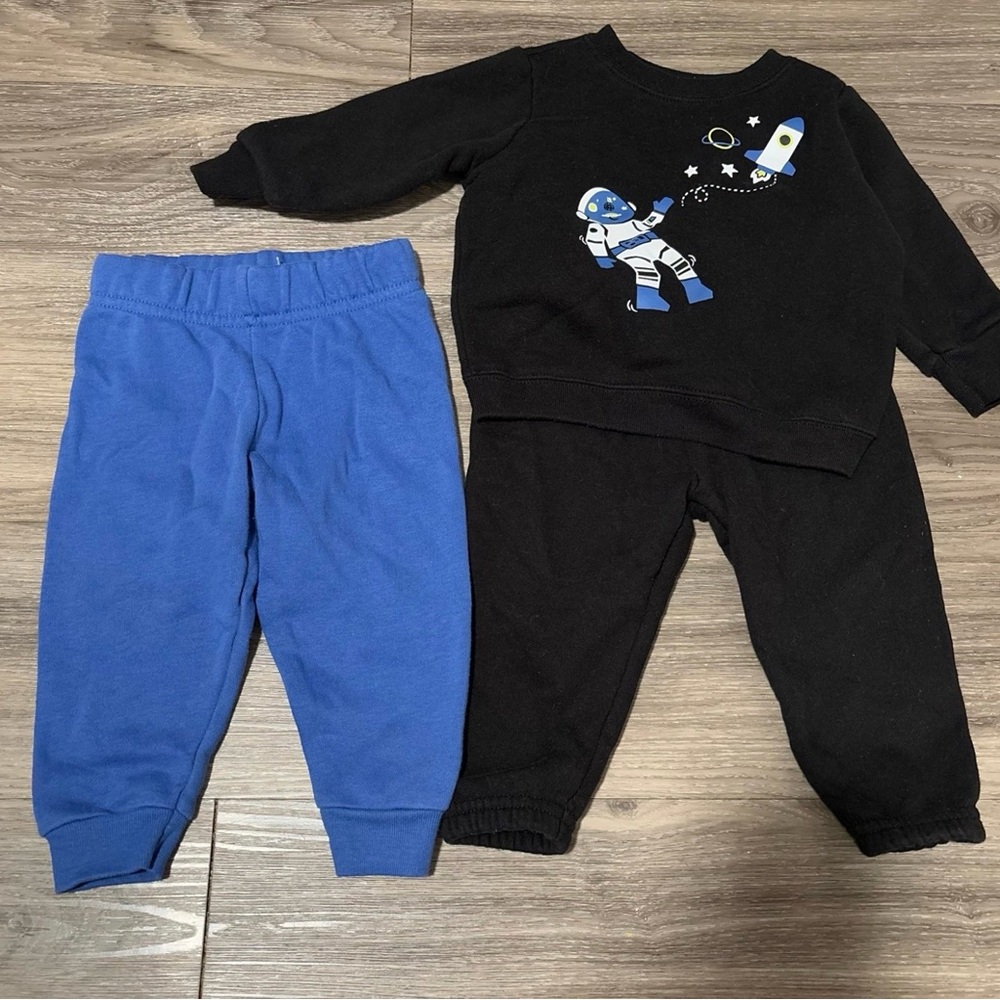Garanimals Blue Pull-On Kids Sweatpants - Cozy Elastic Waist